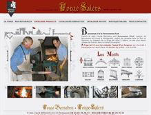 Tablet Screenshot of forge-salers.com